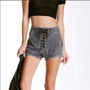 ONE TEASPOON | Superfreak Phantom Gray Shorts 32